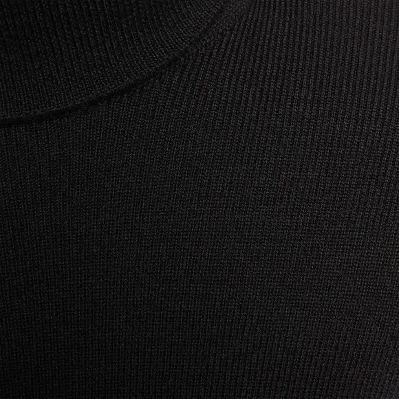NWT Gucci XL Cashmere fine rib black turtleneck sweater - Picture 5 of 16
